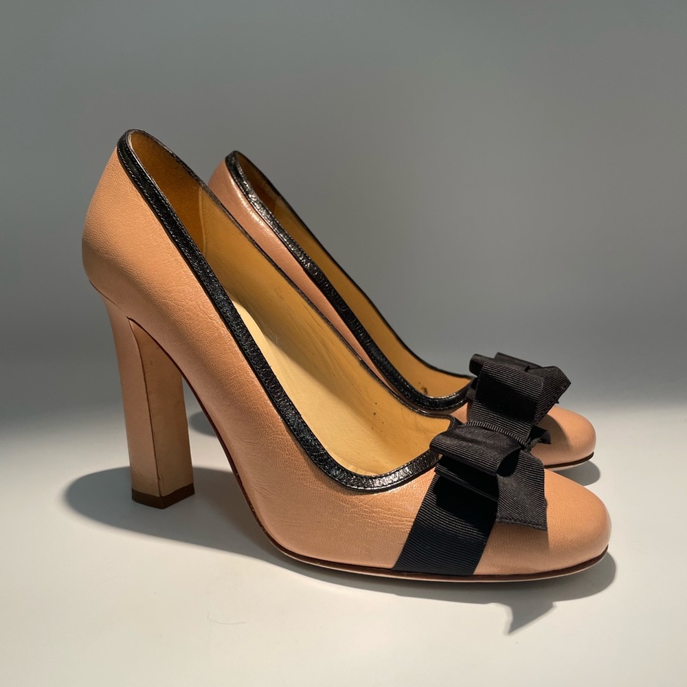 Kate Spade Beige Pump With Bow